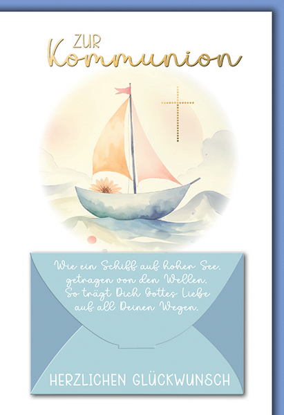 Bill. Kommunion Geld Schrift