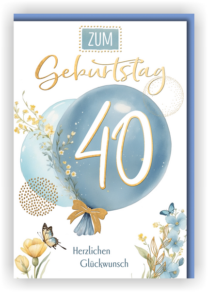 Bill. FZ 40 Ballon, floral