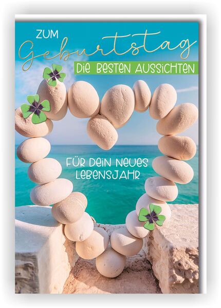 Bill. Geburtstag Stein-Herz Bill. Geburtstag Stein-Herz