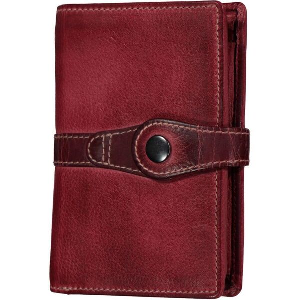 Damenbörse Leder Rot