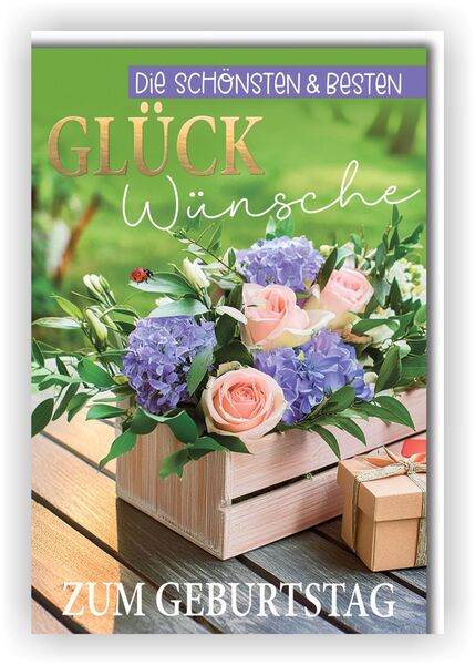 Bill. Geburtstag Blumen