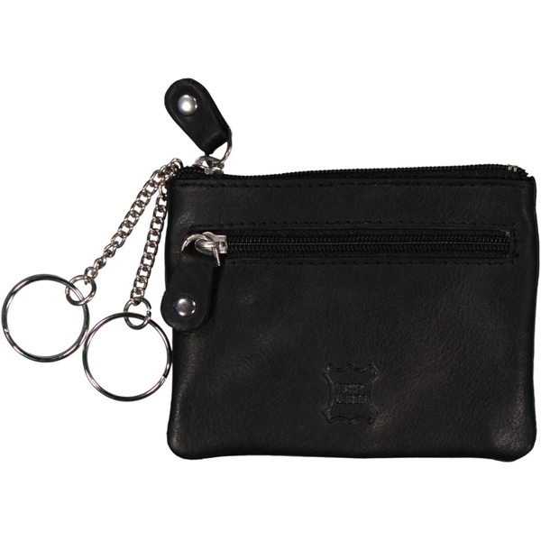 Schlüsseltasche Leder 2R.schw.