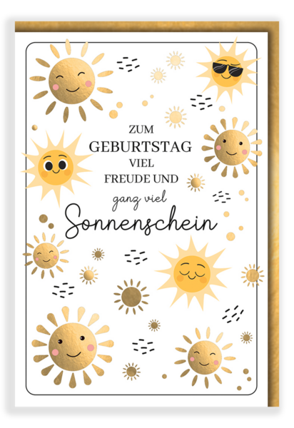 Bill. Geburtstag Sonnen