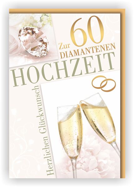 Bill. Diamant Hochzeit Sekt Bill. Diamant Hochzeit Sekt