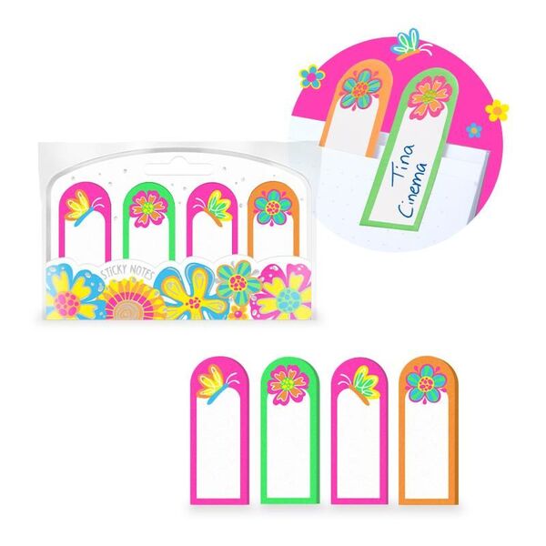 Haftnotizen Mini 4 x 30 Blatt