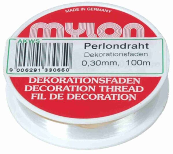 Dekorationsfaden Transparent
