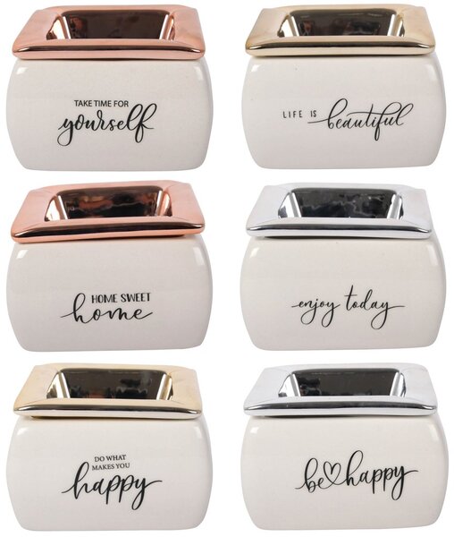 Keramikascher Sprüche 10 cm