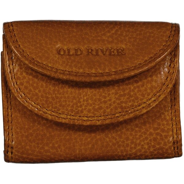 Mini Geldbörse Leder mustard