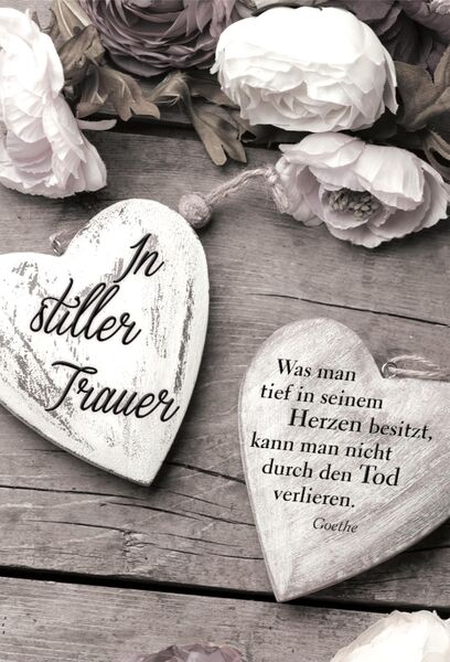 Bill. Trauer Herzen