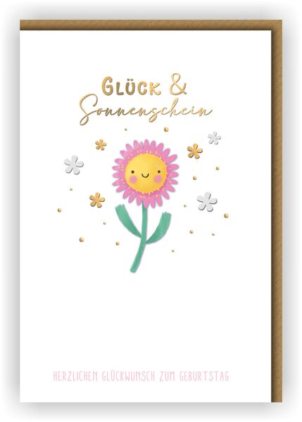 Bill. Geburtstag Blümchen