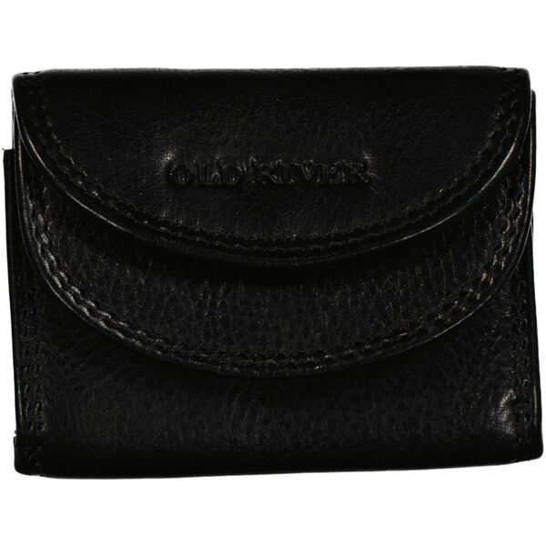 Mini Geldbörse Leder schwarz