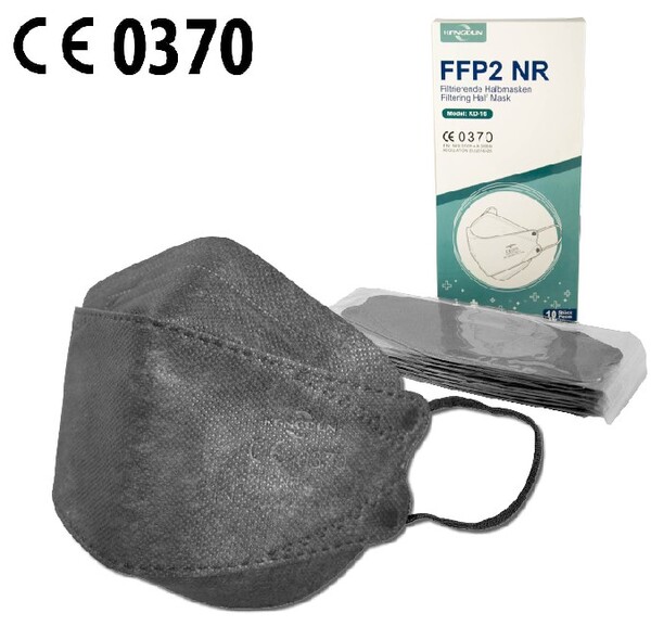 Schutzmaske FFP2 grau 3D