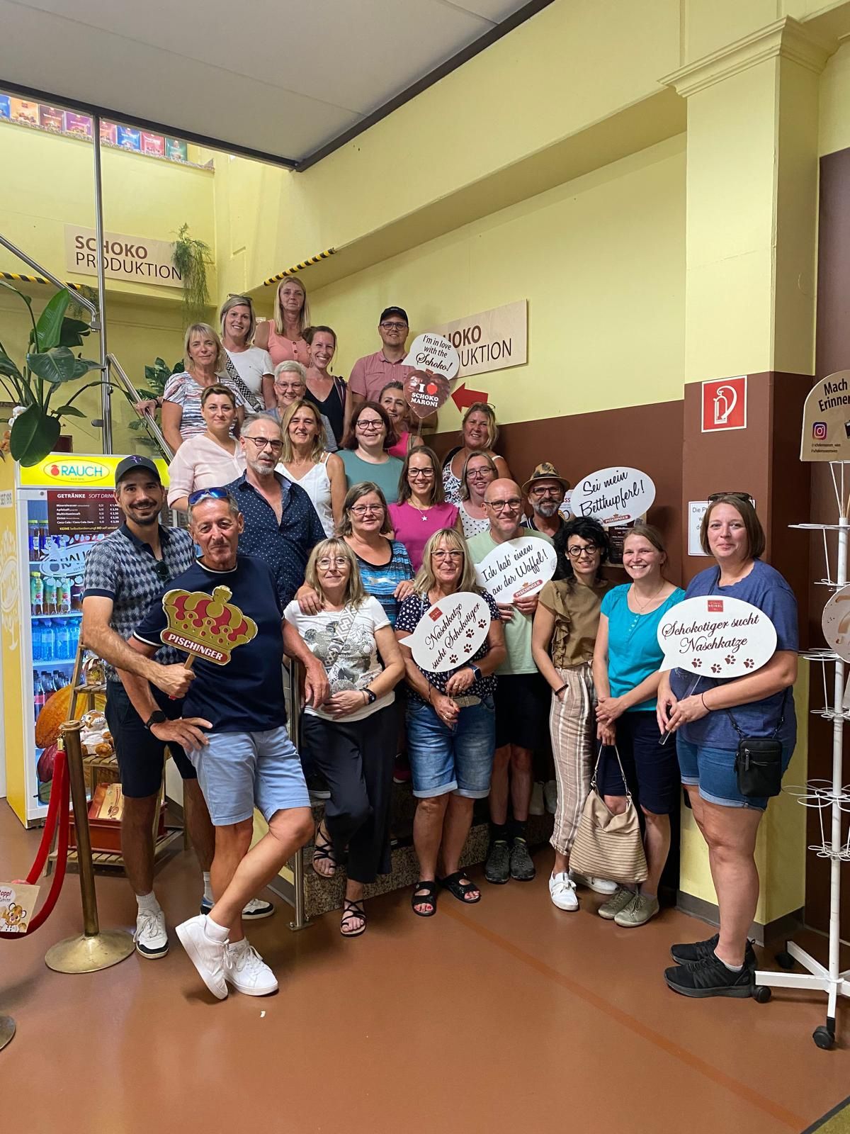 Schüller im Schokomuseum