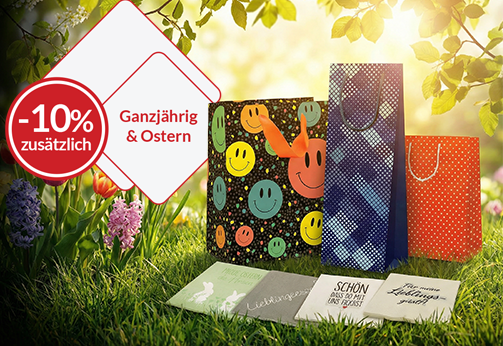 Geschenktaschen und Servietten stark reduziert