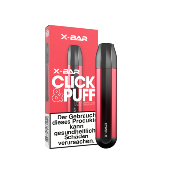 X-Bar Click & Puff Kit Ruby