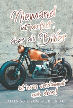Bill. Geb. Motorrad